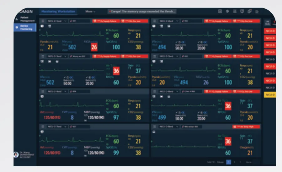 Central Monitoring System Comen
